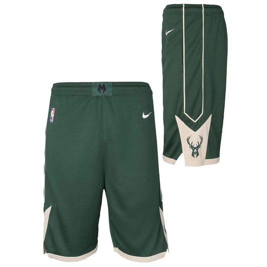 Short de basketball Homme MILWAUKEE BUCKS ICON EDITION Vert