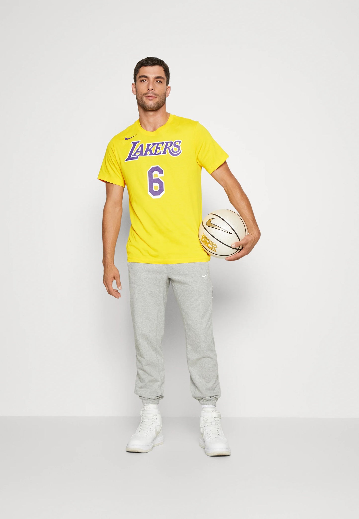 T-shirt Jordan NBA LOS ANGELES LAKERS LEBRON JAMES CITY EDITION TEE - Club wear