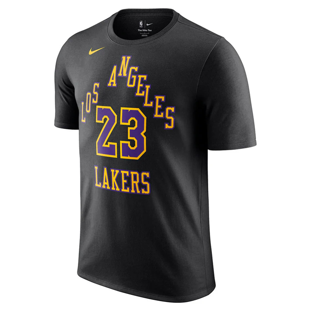 T-shirt Jordan NBA LOS ANGELES LAKERS LEBRON JAMES CITY EDITION TEE - Club wear