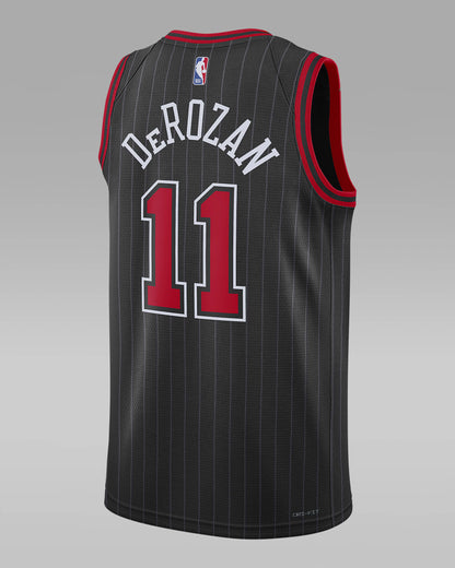 Maillot DeMar DeRozan Chicago Bulls City Edition Men's Jordan Dri-FIT NBA Swingman Jersey