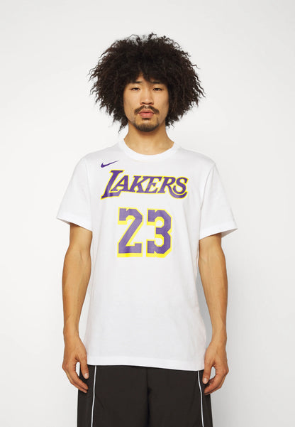 T-shirt Jordan NBA LOS ANGELES LAKERS LEBRON JAMES CITY EDITION TEE - Club wear