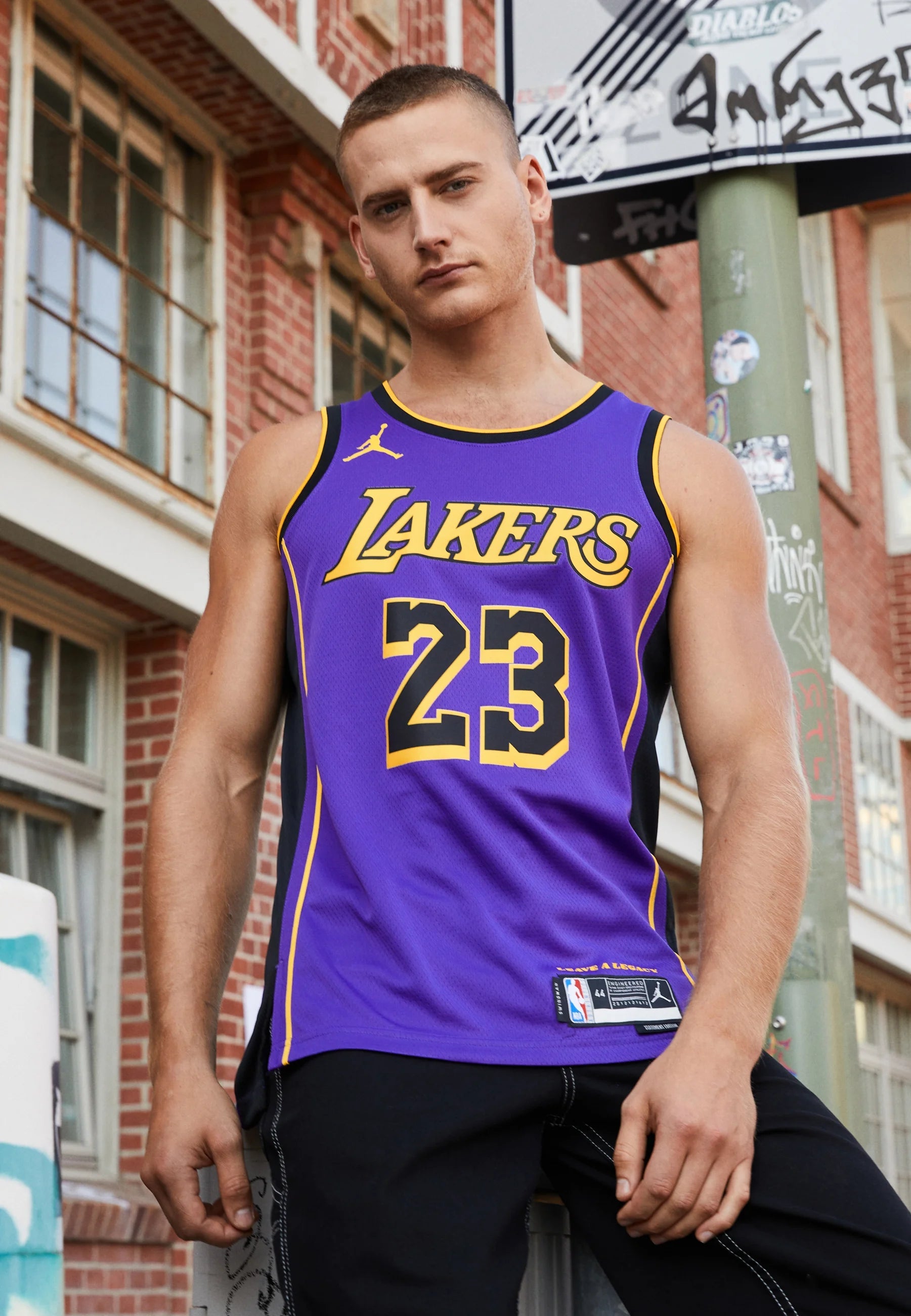 LOS ANGELES LAKERS LEBRON JAMES - Maillot NBA Courir outlet