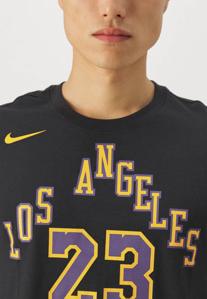 T-shirt Jordan NBA LOS ANGELES LAKERS LEBRON JAMES CITY EDITION TEE - Club wear