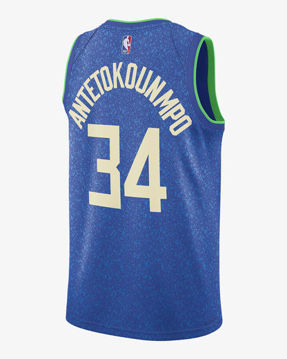 Giannis Antetokounmpo Milwaukee Bucks City Edition 2023/24