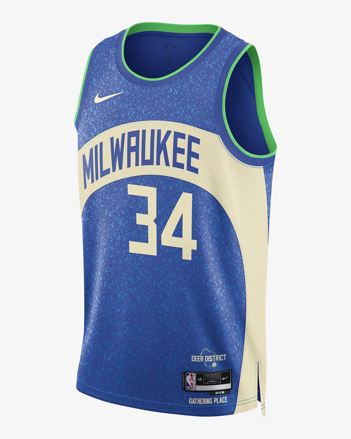 Giannis Antetokounmpo Milwaukee Bucks City Edition 2023/24