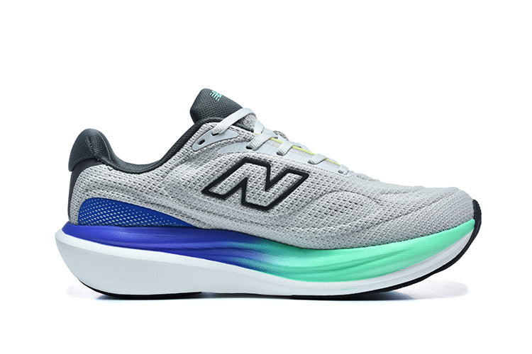 New Balance 1080v15 Gris / Blanc / Vert – vue 4