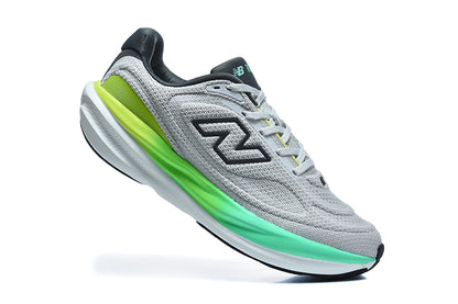 New Balance 1080v15 Gris / Blanc / Vert – vue 5