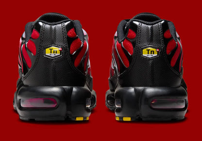 Nike Air Max Plus Pure Platinum University Red Black White Kicks fashion
