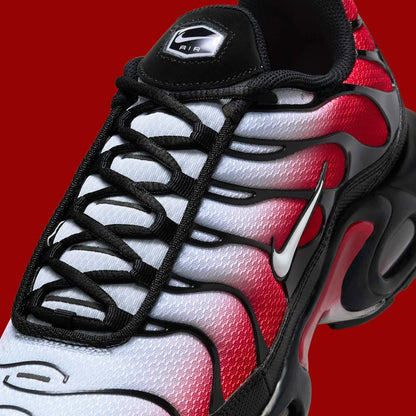 Nike Air Max Plus Pure Platinum University Red Black White Kicks fashion