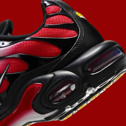 Nike Air Max Plus Pure Platinum University Red Black White Kicks fashion