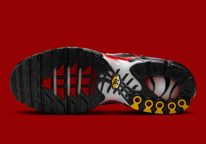 Nike Air Max Plus Pure Platinum University Red Black White Kicks fashion