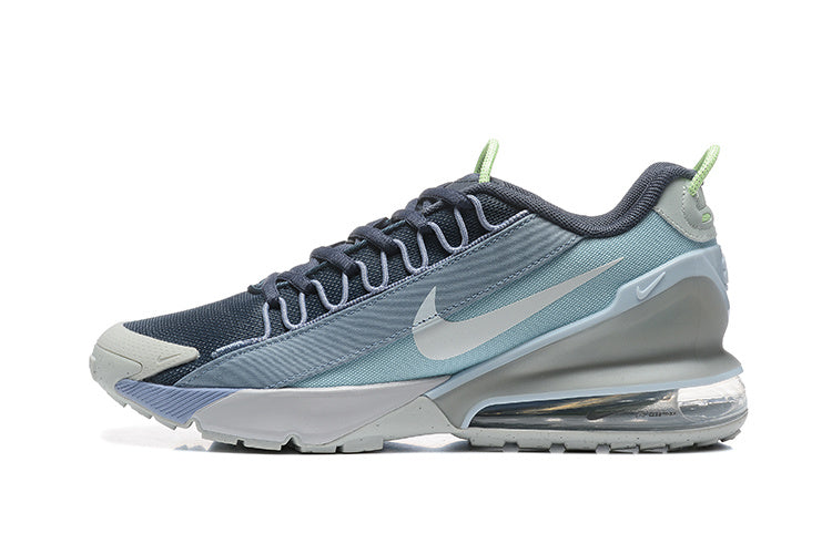 Nike Air Max Pulse Bleu / Gris – détails vert clair – vue 6