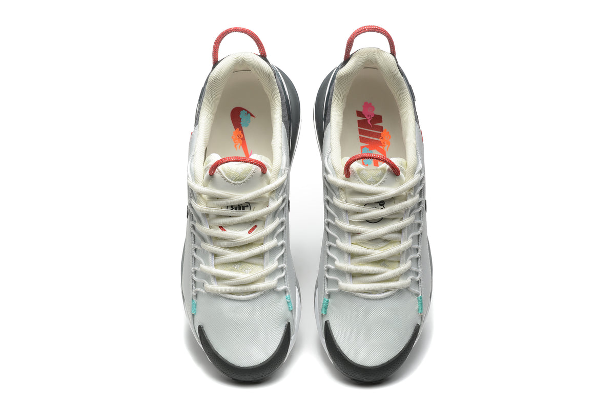 Nike Air Max Pulse Blanc / Argent / Rouge – vue 1
