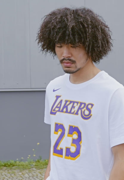 T-shirt Jordan NBA LOS ANGELES LAKERS LEBRON JAMES CITY EDITION TEE - Club wear