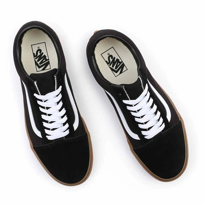 Chaussures Vans Gumsole Old Skool noir pur Courir outlet