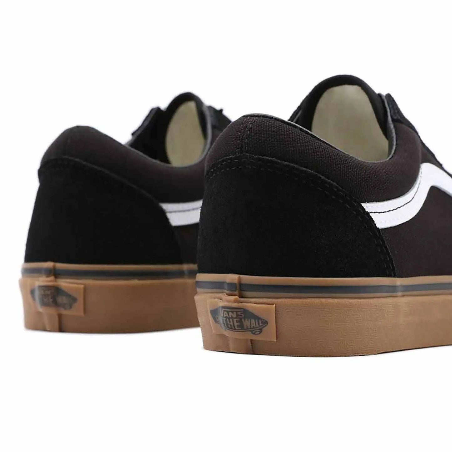 Chaussures Vans Gumsole Old Skool noir pur Courir outlet