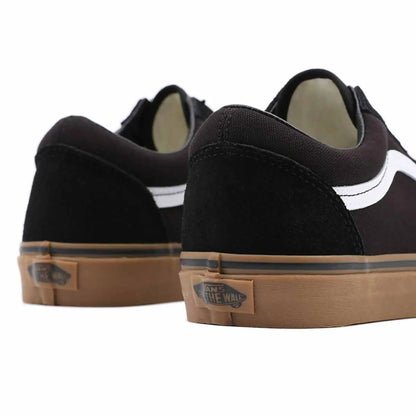 Chaussures Vans Gumsole Old Skool noir pur Courir outlet