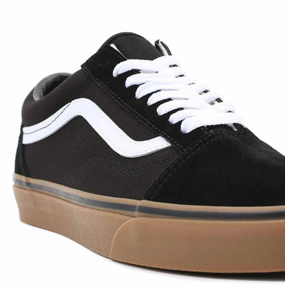 Chaussures Vans Gumsole Old Skool noir pur Courir outlet