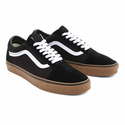 Chaussures Vans Gumsole Old Skool noir pur Courir outlet