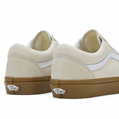 Vans Old Skool beige clair blanc