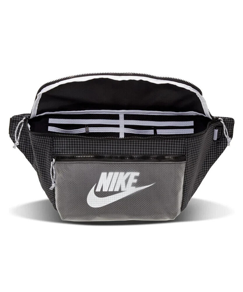 Nike - Tech - Sac banane en tissu ripstop - Noir et gris