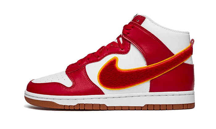 Nike

Dunk High Chenille Swoosh White Gym Red