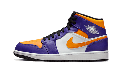 Air Jordan 1 Mid Lakers (2022) Kicks fashion
