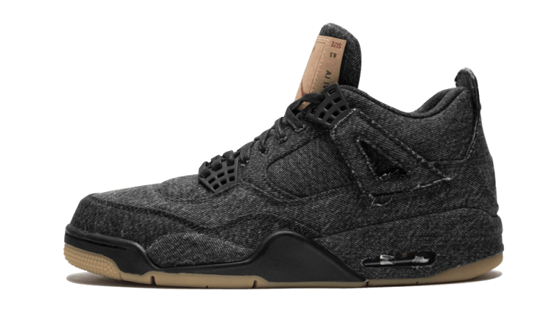 Air Jordan 4 Retro Levi's Black Kicks fashion