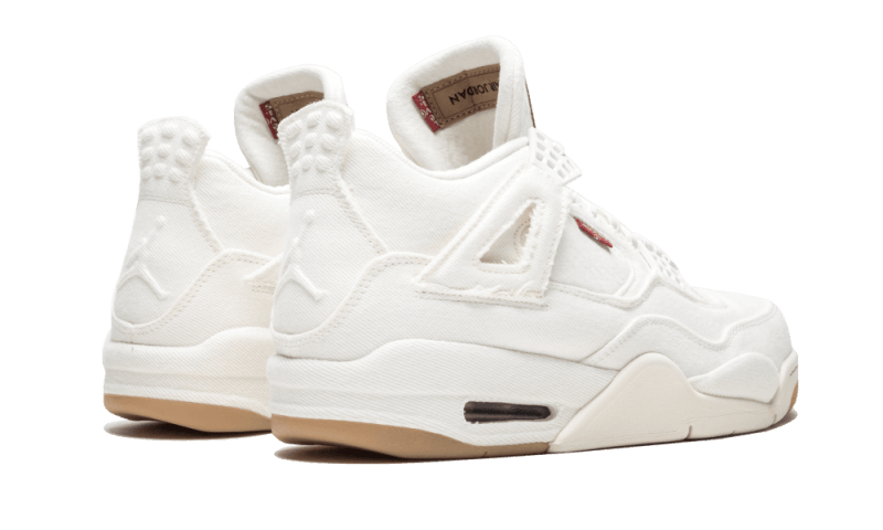 Air Jordan 4 Retro Levi's White Kicks fashion