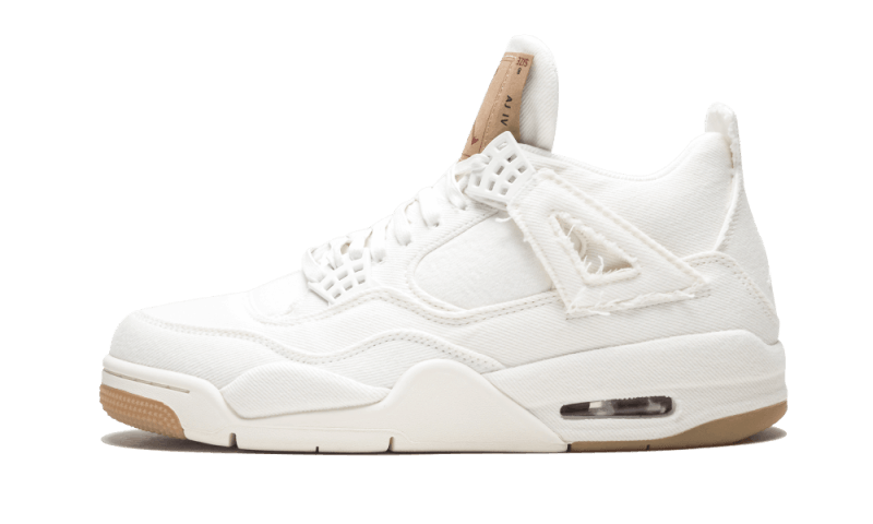 Air Jordan 4 Retro Levi's White Kicks fashion