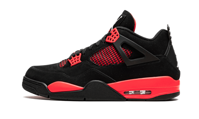 Air Jordan 4 Retro Red Thunder Kicks fashion