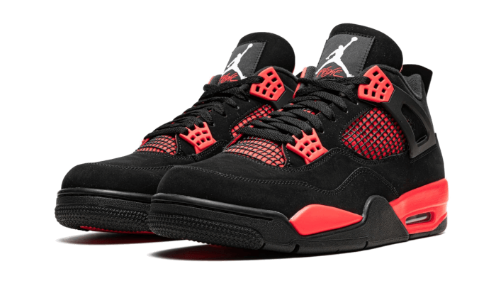 Air Jordan 4 Retro Red Thunder Kicks fashion