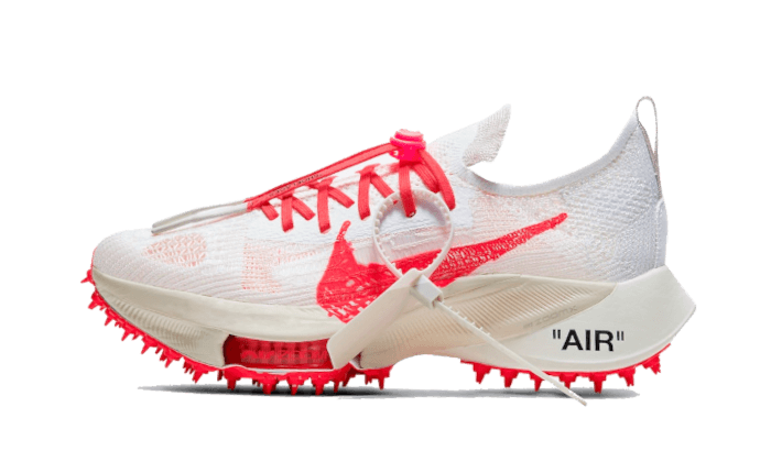 Nike Air Zoom Tempo NEXT% Off-White White Solar Red