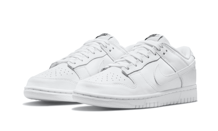 Nike Dunk Low Triple White (2021) - KicksFashion