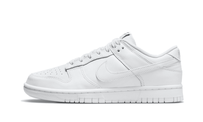 Nike Dunk Low Triple White (2021) - KicksFashion
